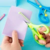 Factory supply of art scissors, children's hand-cut paper-cutting diy, no hand injury, kindergarten students' paper-cutting scissors wholesale Specification image